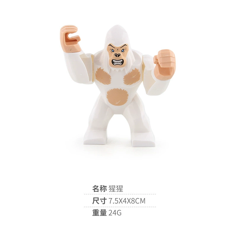 Chengke Toys Constructor: Smart Shark Minifigure Set with Chimpanzees, Buildable STEM Toy for Creativity