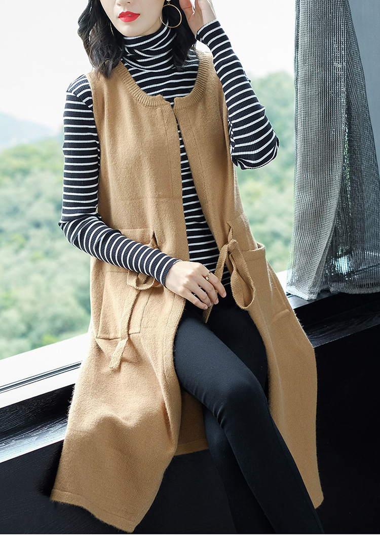 Gilet femme XIN YUROU en Tricot - Ref 3317971 Image 8