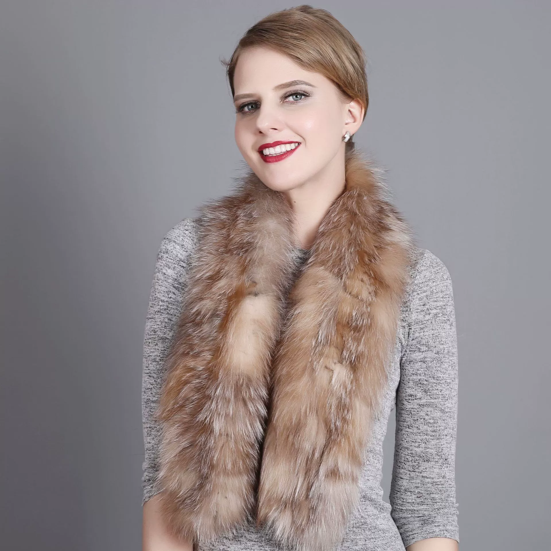 Winter universal keep warm woven scarf