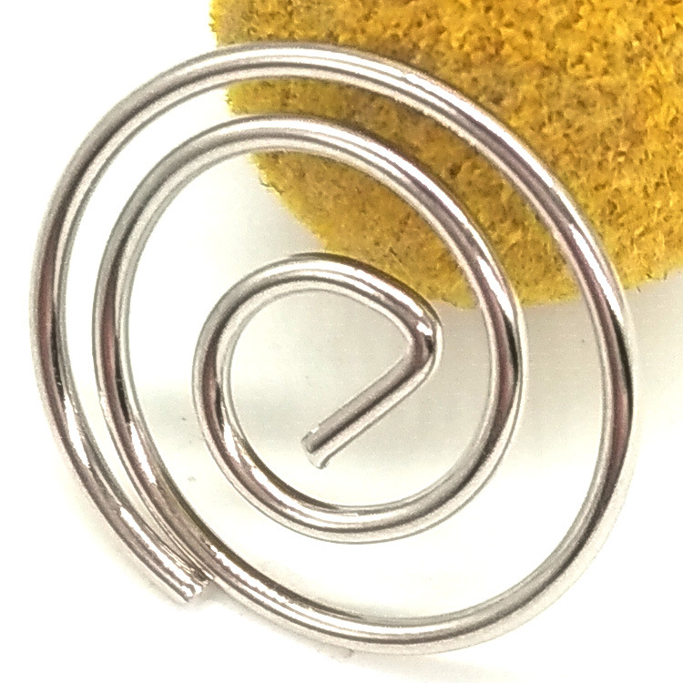 几何形状玫瑰金回形针创意造型曲别圆形回形针办公好文具