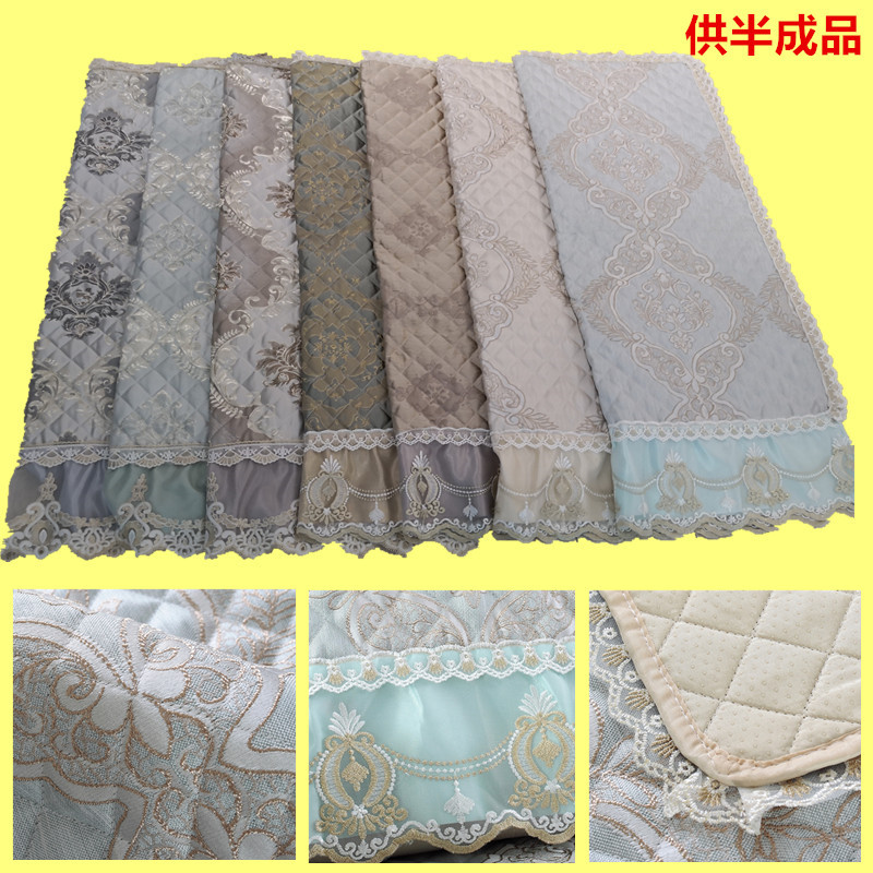 家家酷欧式绗缝面料加工四季布艺沙发垫半成品夹棉坐垫套卷材布料|ru