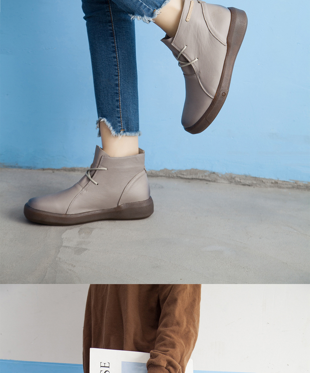 Bottes femme en En cuir - Ref 3355207 Image 20