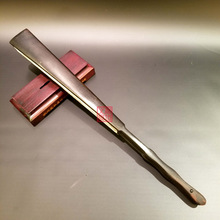 扇厂批发礼品折扇乌木色扇骨宣纸扇古中国风扇子