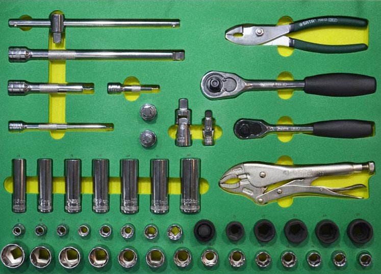 世达工具 SATA 94件轮胎工具托组套 09920 （适用于95121工具车）