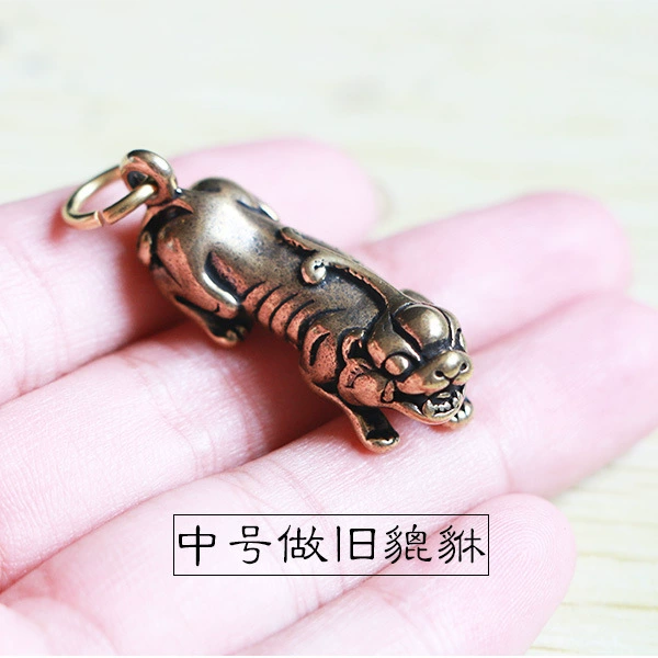 Ретро бронзовый брелок, украшения для мужчин и женщин, медный аксессуар, изысканная подвеска ручной работы