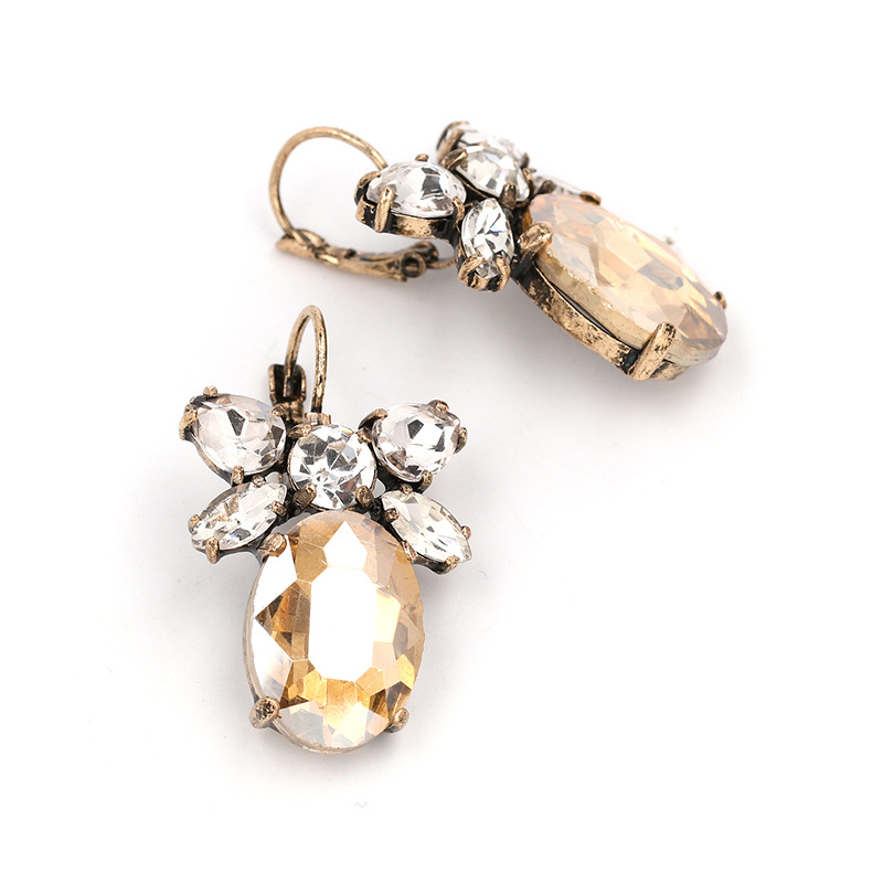 Crystal&CZ Vintage Bows earring(50723) NHJJ4615-50723