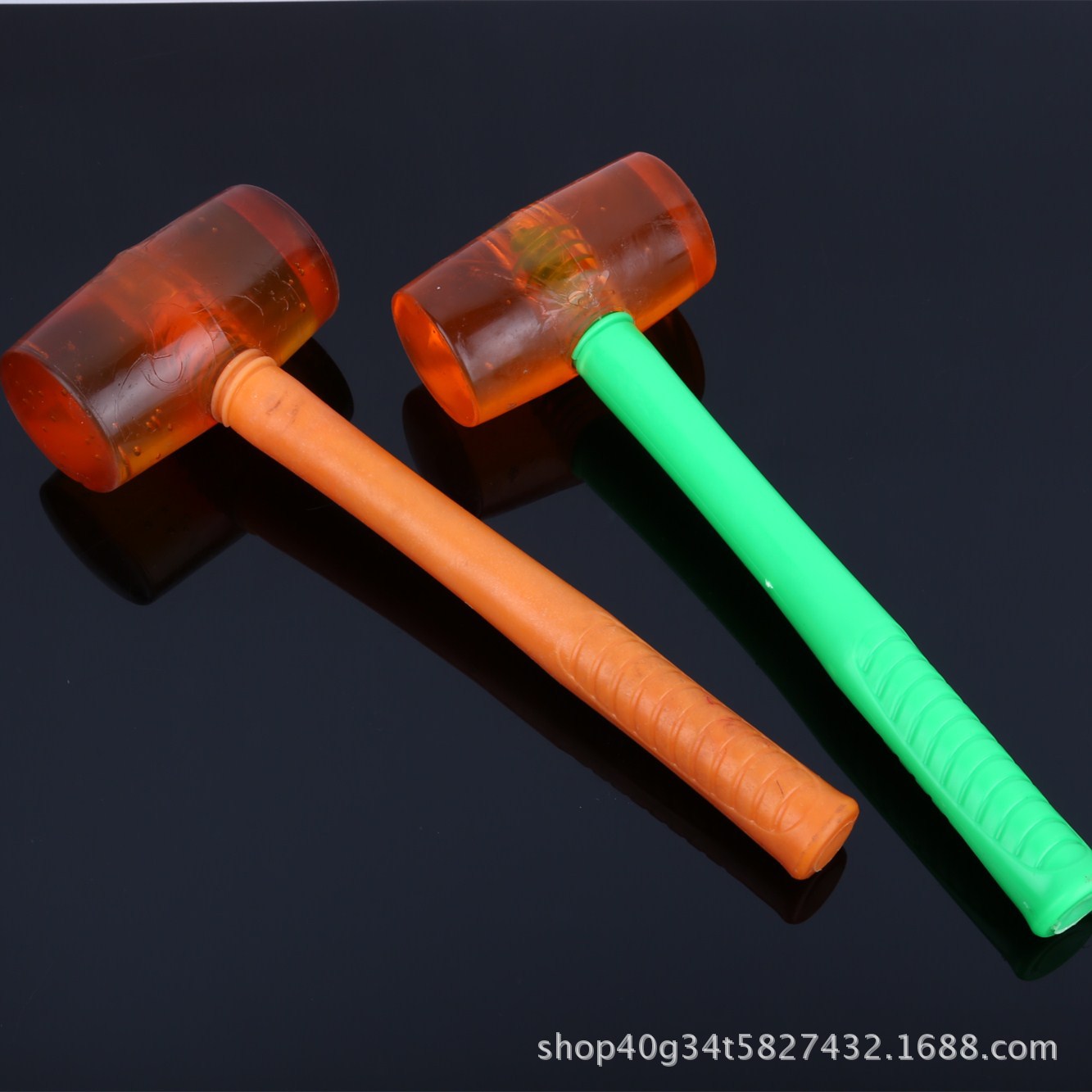 地板安装橡胶锤 实木柄橡胶锤 榔头橡胶透明锤家居安装