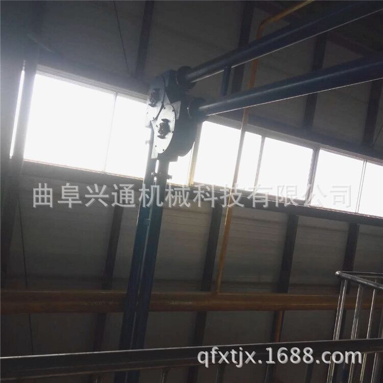 化工粉料无尘车间用管链输送机 兴通远距离无尘管链输送机