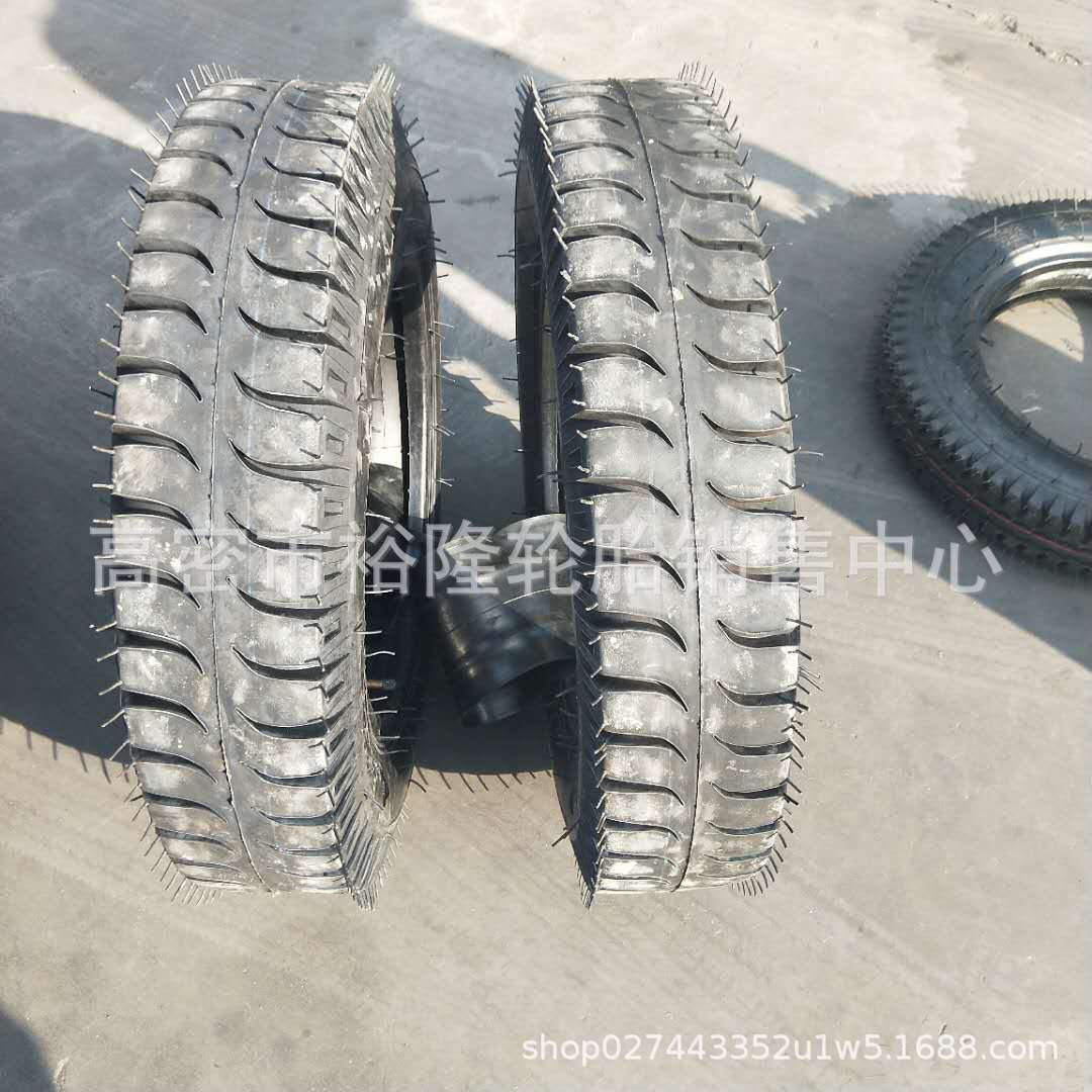 农用轮胎三轮车四轮车6.50/7.00/7.5-16羊角花纹双圈