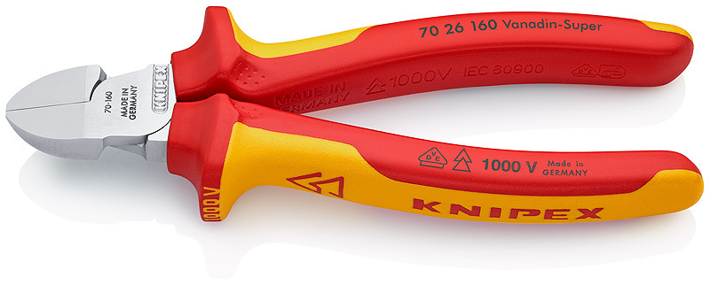 德国 KNIPEX 凯尼派克 70 26 160 斜口钳