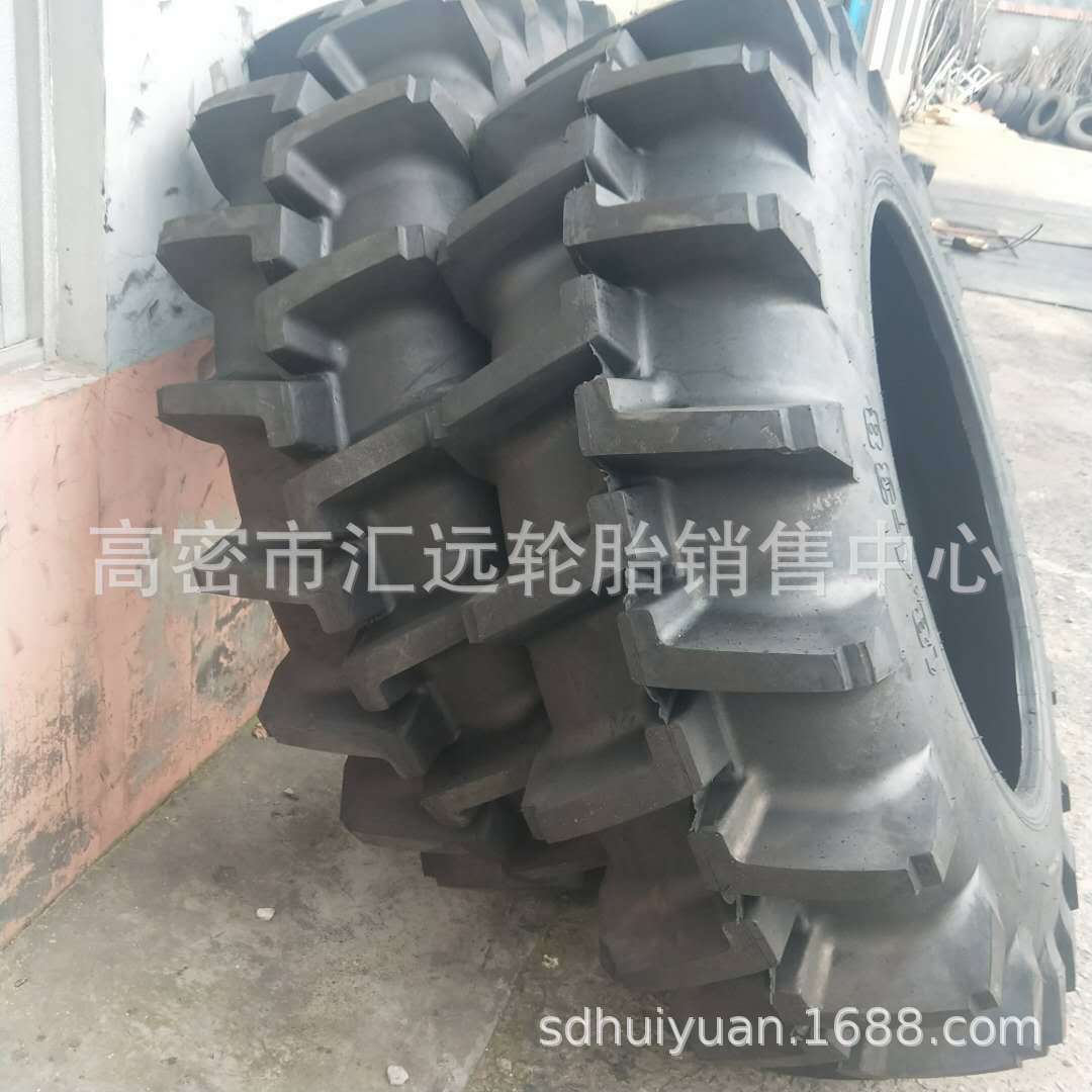 甲子牌水田拖拉机轮胎18.4-38 R-2花纹稻田轮胎