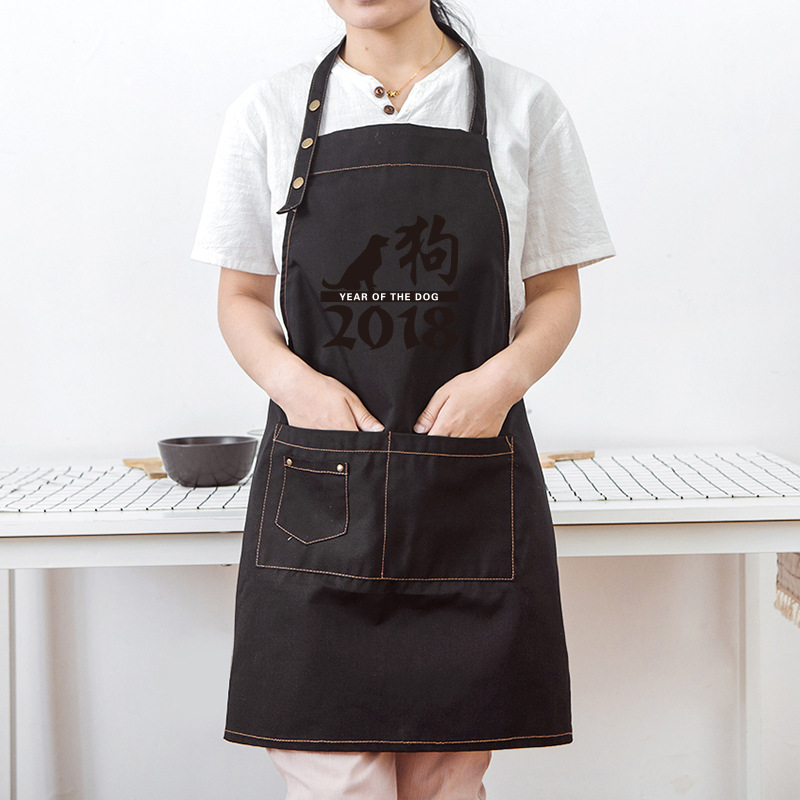 Tienda de mascotas creativo personalizado sin mangas delantal cocina limpieza del hogar moda coreana simple Ropa Trabajo