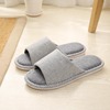 Slippers indoor for beloved for leisure, Japanese and Korean, soft sole, cotton and linen