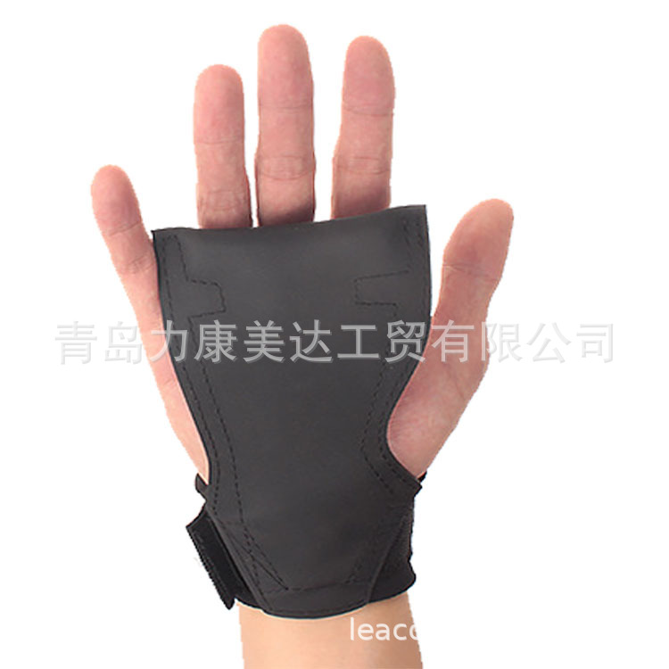 硬拉護掌 橡膠防滑耐磨健身手套引體向上舉重護腕助力帶 廠家直銷