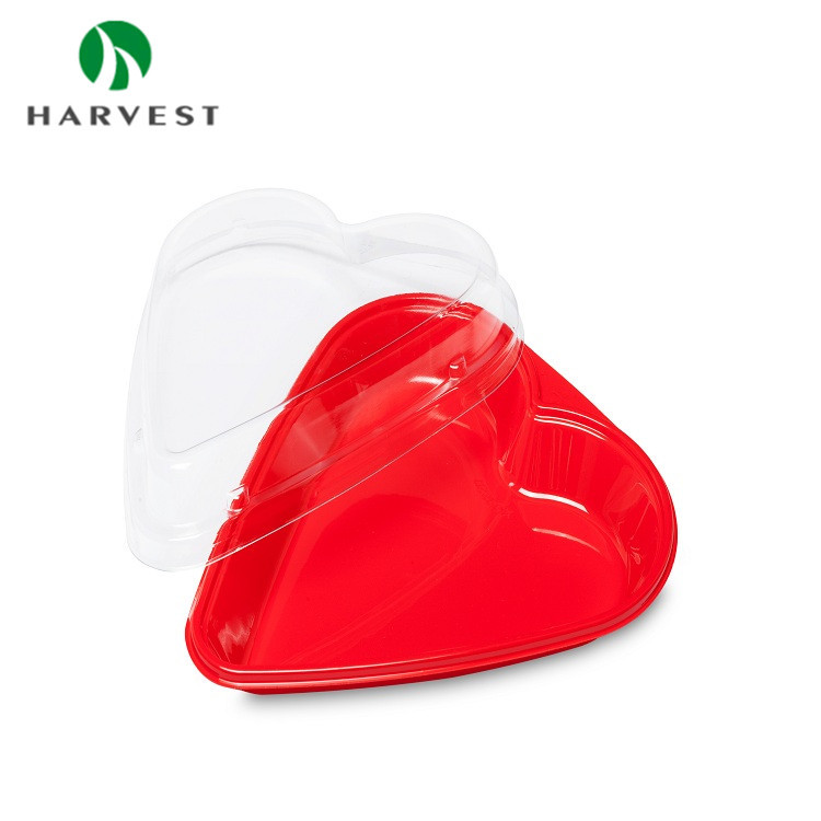 佛山厂家专业生产一次性寿司盒红色亮面PS材质寿司盒外卖盒防雾盖