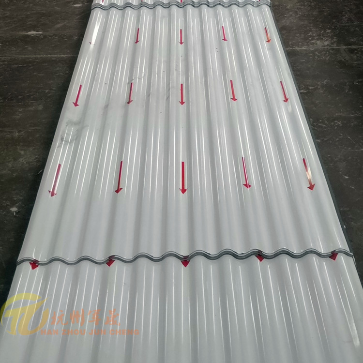 铝镁锰板厂销售 氟碳白银灰 0.8mm 836型 横装铝镁锰波纹墙面板