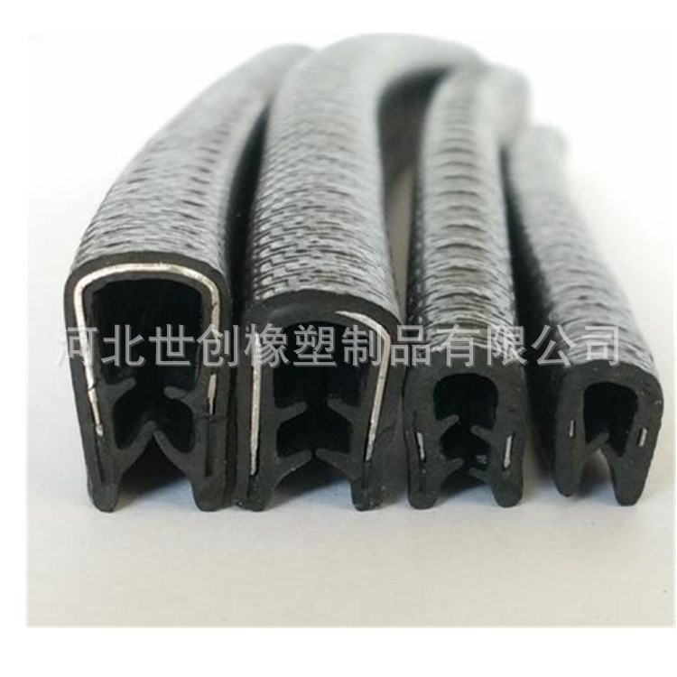 厂家供应  汽车装饰条 钣金玻璃包边条 pvc龙骨U型橡胶密封