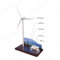 风力发电机模型风电企业文化宣传礼品笔筒办公桌创意摆件风机模型