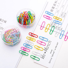 糖果色彩色回形针书签创意可爱U型针 创意金属曲别针书签夹子50枚