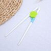 Children's chopsticks for baby, practice for feeding, tableware, English version