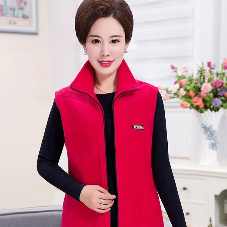 Gilet femme en Polaire polaire - Ref 3434668 Image 4