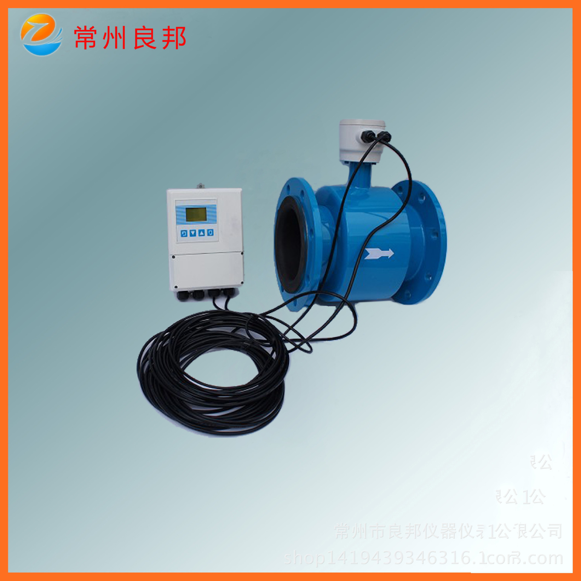 供应 电磁流量计LDG-A300 污水处理厂流量计 插入式电磁流量计