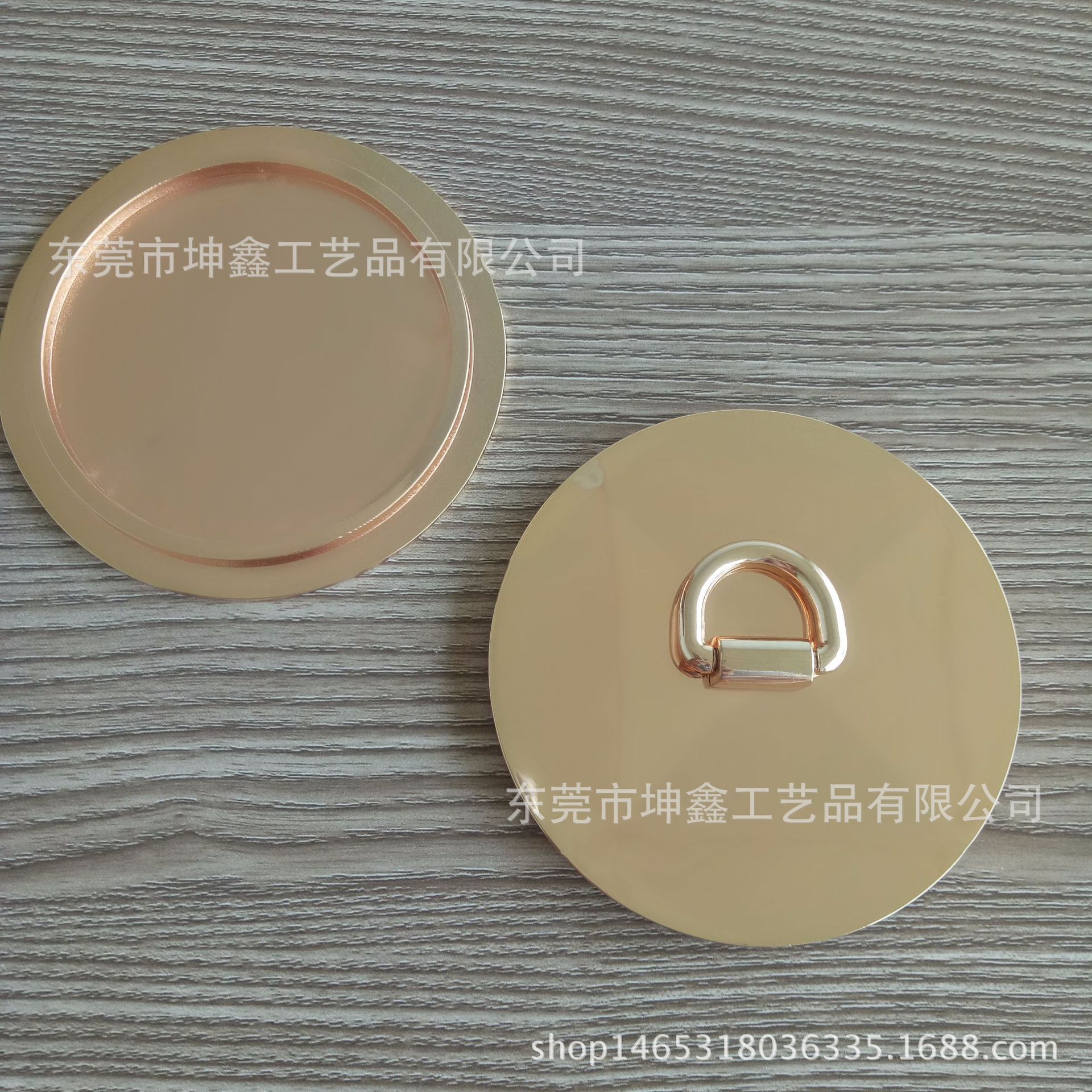 Metal Kirsite candle lid customized Gold and Silver Rose Gold Cup cover Production plant