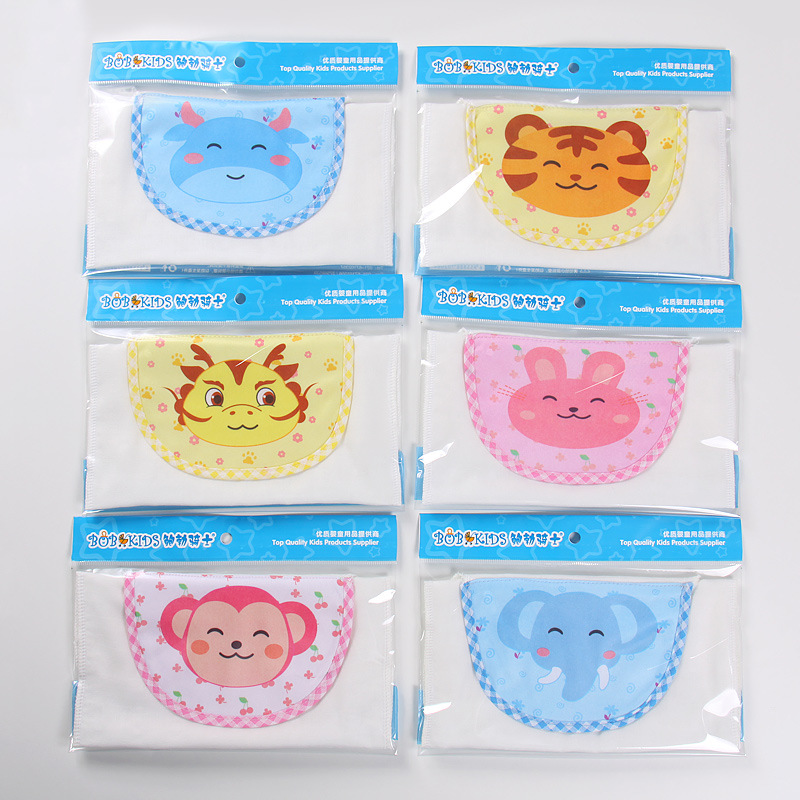 新款婴儿吸汗巾 幼儿园纯棉纱布垫背巾全棉幼儿园宝宝纱布吸汗巾