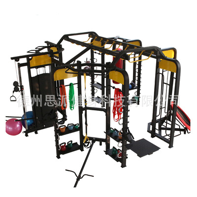 团体组合360综合训练器商用室内4门 6门 8门多人健身器价格