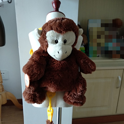 工廠立體動物造型萌可愛毛絨書包1-5歲幼兒園防走失書包防丟背包