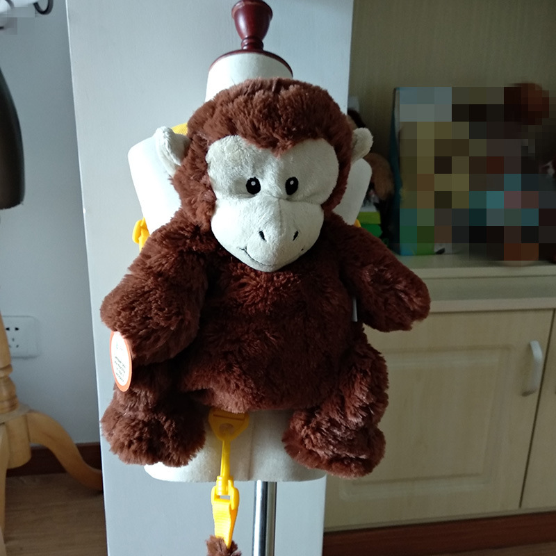 工廠立體動物造型萌可愛毛絨書包1-5歲幼兒園防走失書包防丟背包