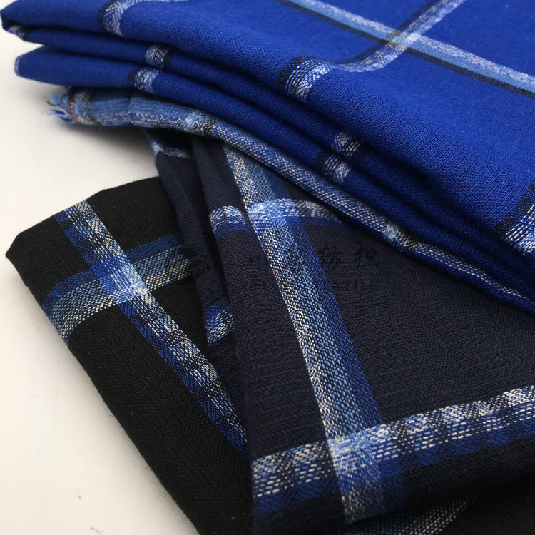 全棉色织5.3CM格子 2019年春夏新款 时尚男女装衬衫面料 厂家直销