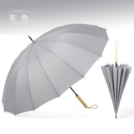 Umbrella 16 tự động ô chuôi xương củng cố Mori nhỏ tươi dựa trên ô xử lý chữ logo in ô quảng cáo Ô tự động