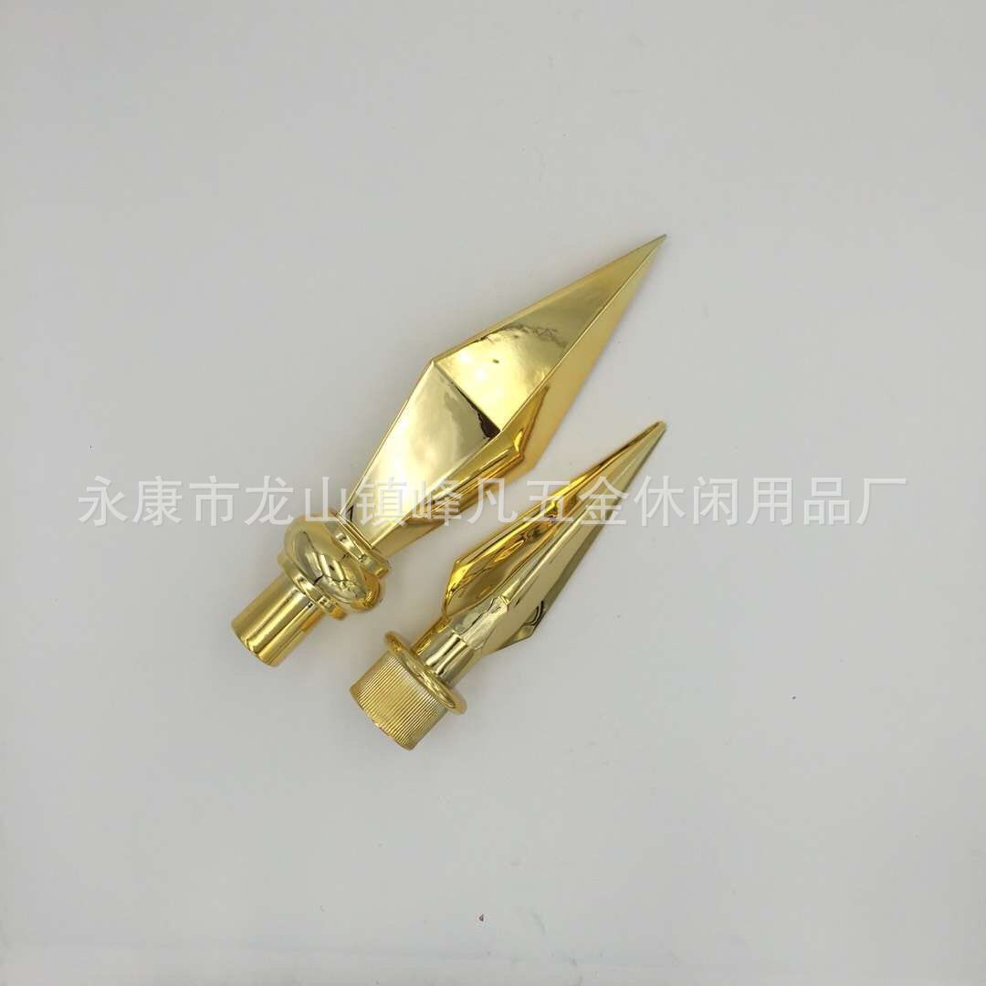厂家供应会议礼堂旗枪头 大号旗杆枪头 30厘米长手摇旗杆枪头-阿里巴巴