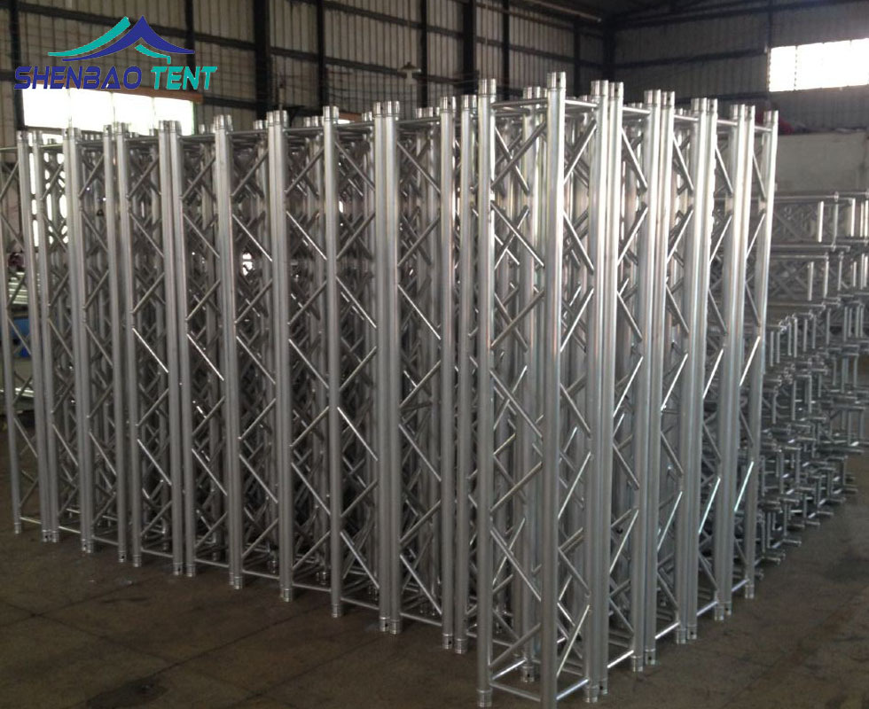 300x300mm/290x290mm插销接口铝合金展览架 舞台灯光架