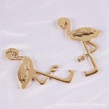 创意金属工艺品火烈鸟镀金啤酒饮料启瓶器火烈鸟创意金属开瓶器