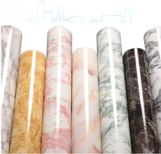 自粘墙纸大理石纹壁纸墙纸PVC自粘壁纸家具翻新贴纸橱柜波音软片