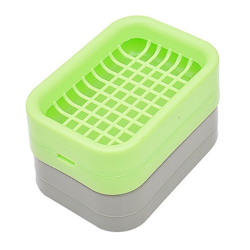 European double-layer drain soap box, detachable plastic soap box, bathroom soap box, bathroom handmade soap box