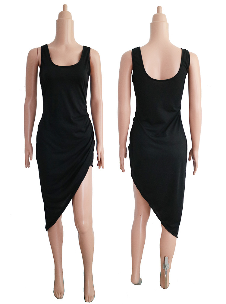 Sexy Bodycon Tank Dress Slim Fit Elegant Design Perfect for Nightclubs and Parties Wholesale Available