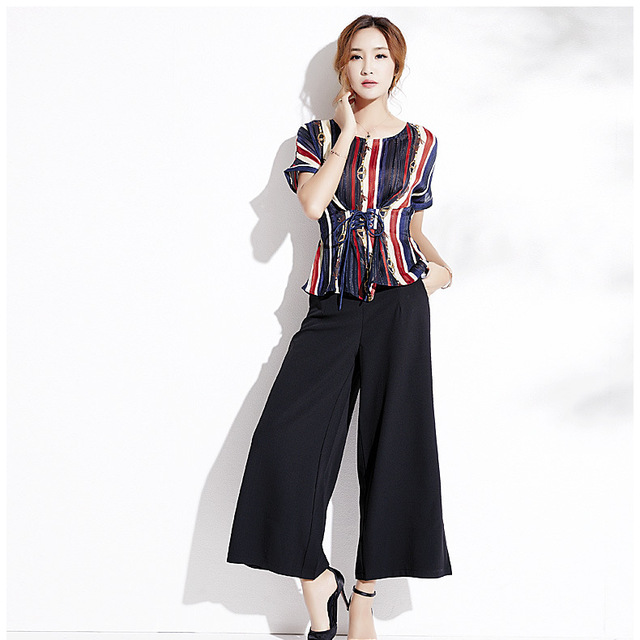 Summer New Fashion Women’s Style Printed Ceiling Sleeve Blouse