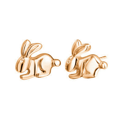 Cute Little Animal Earrings Mini Bunny Earrings display picture 7