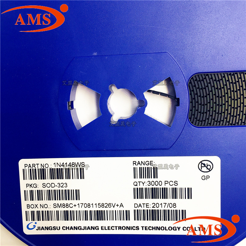 1N4148WS 丝印:T4 SOD-323 CJ/长电 贴片二极管晶体管 全新现货