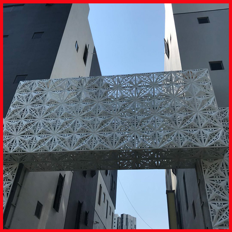 厂家定制 外墙锥形镂空铝单板 门头造型装饰材料 2.5mm雕花铝单板