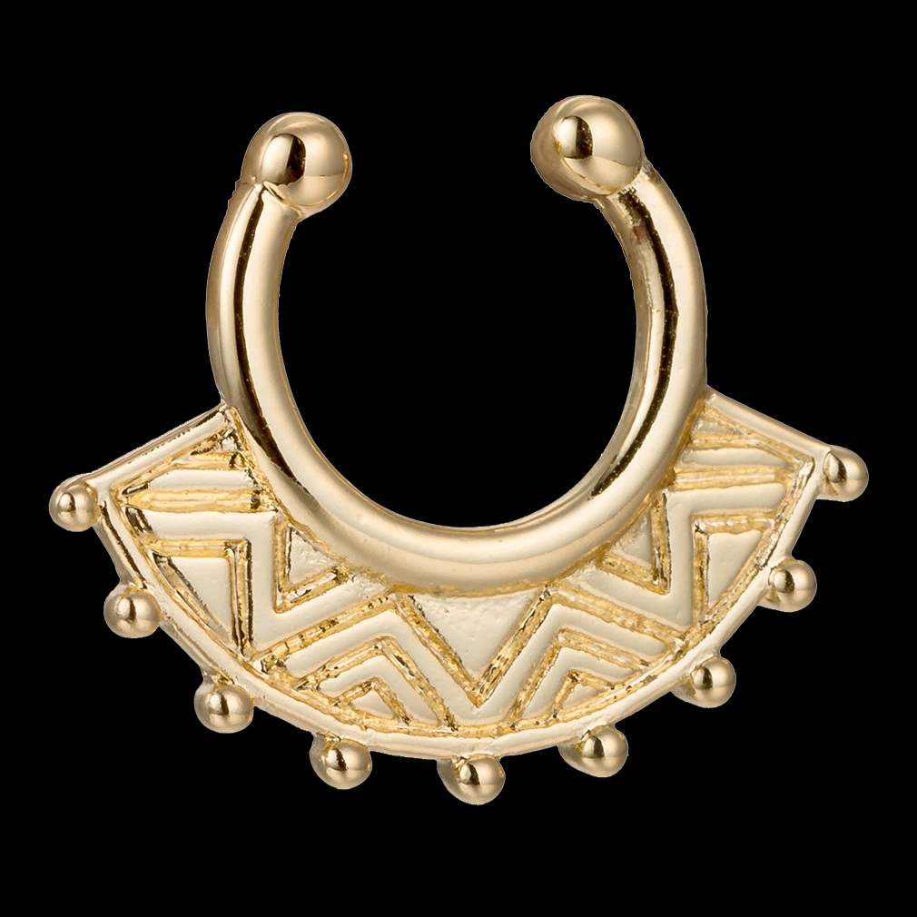 Brand copper material, nose piercing, European style
