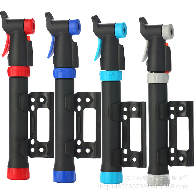 迷你自行车双向打气筒便携家用篮球电动车美法嘴通用单车配件批发