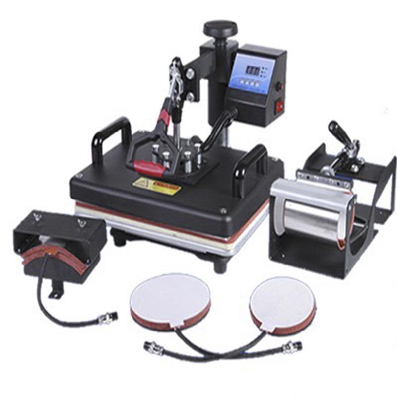Heat Press Machine Thermal transfer Machinery equipment T-shirt Printing machine multi-function Observing Shaking head Heat Press Machine Mug Hat