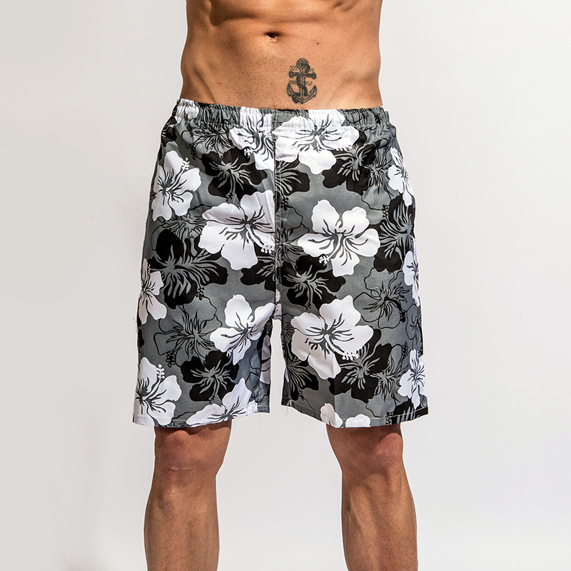 2019夏季新款短裤男士速干沙滩裤 欧美男士沙滩裤外贸休闲短裤男|ms