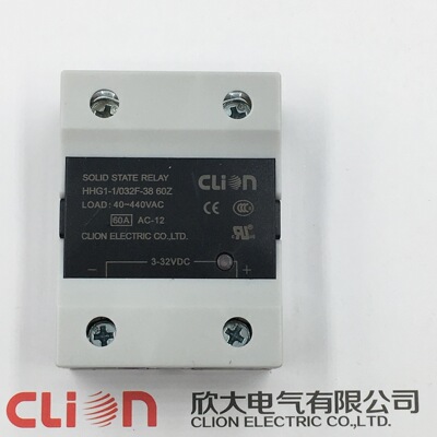 现货供全新正品CLion欣大固态继电器HHG1-1/032F-38 60Z,SSR-60DA|ms