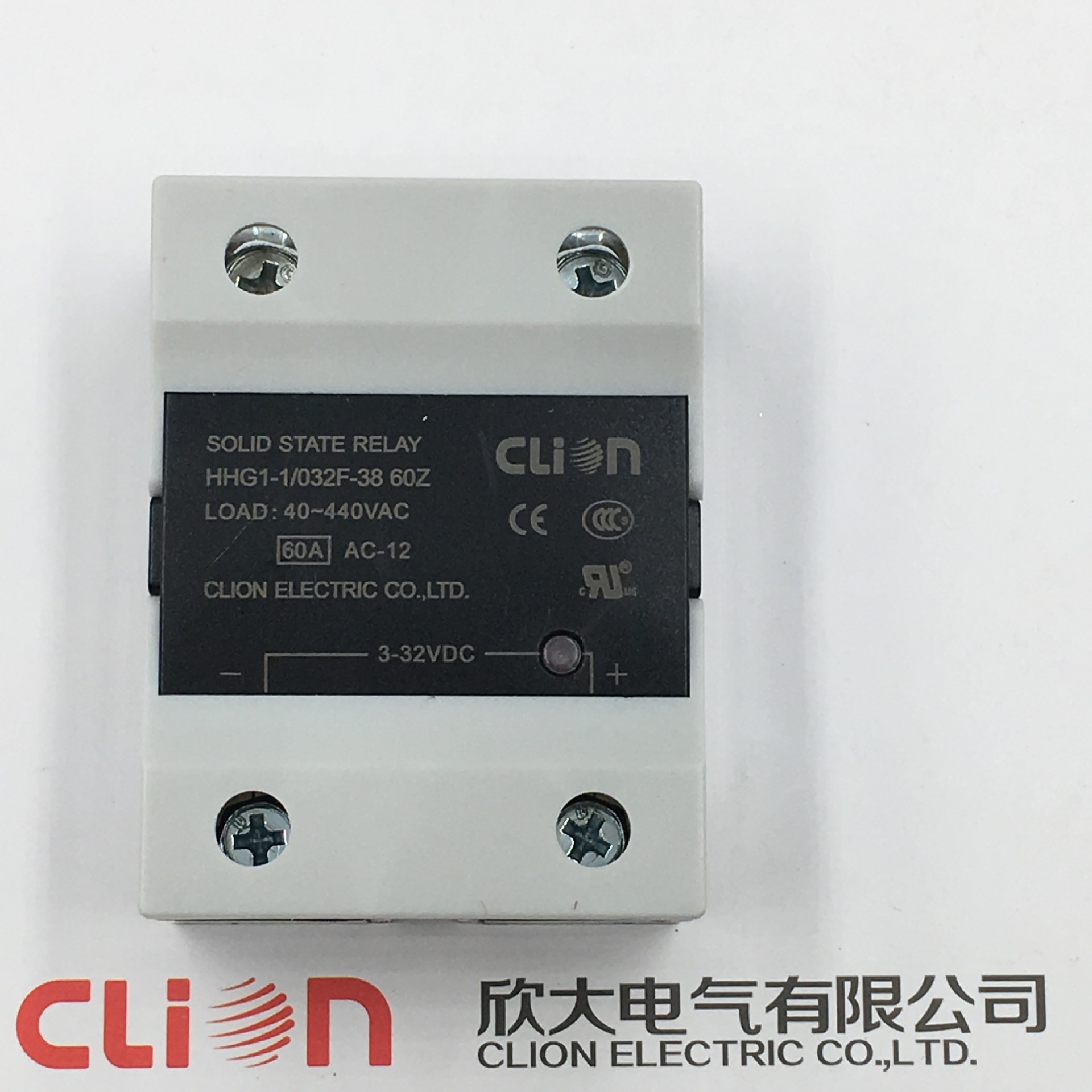 现货供全新正品CLion欣大固态继电器HHG1-1/032F-38 60Z,SSR-60DA|ms