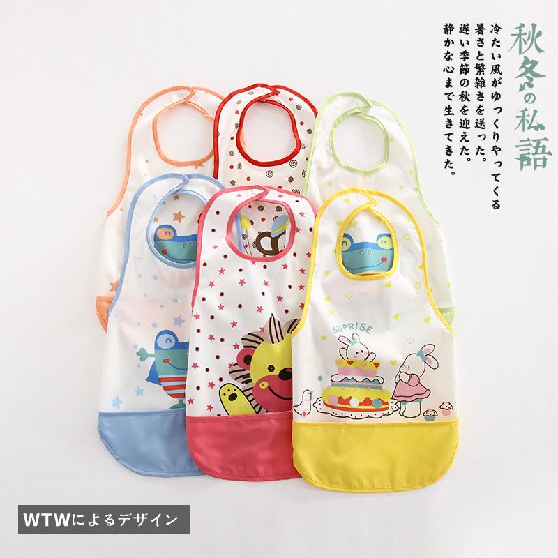 New four seasons children Sleeveless Rice pocket Cartoon printing design Burqa support One piece On behalf of